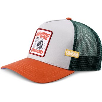 Coastal HFT Mermaid Weed Multicolor Trucker Hat