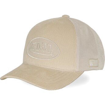 Von Dutch LOF B48 Cream Trucker Hat