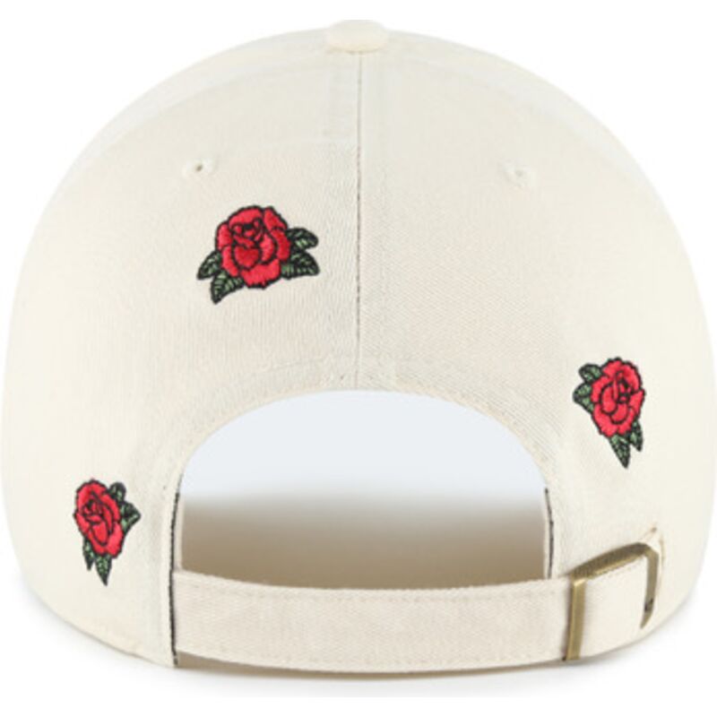 47-brand-curved-brim-clean-up-scatter-los-angeles-dodgers-mlb-beige-adjustable-cap
