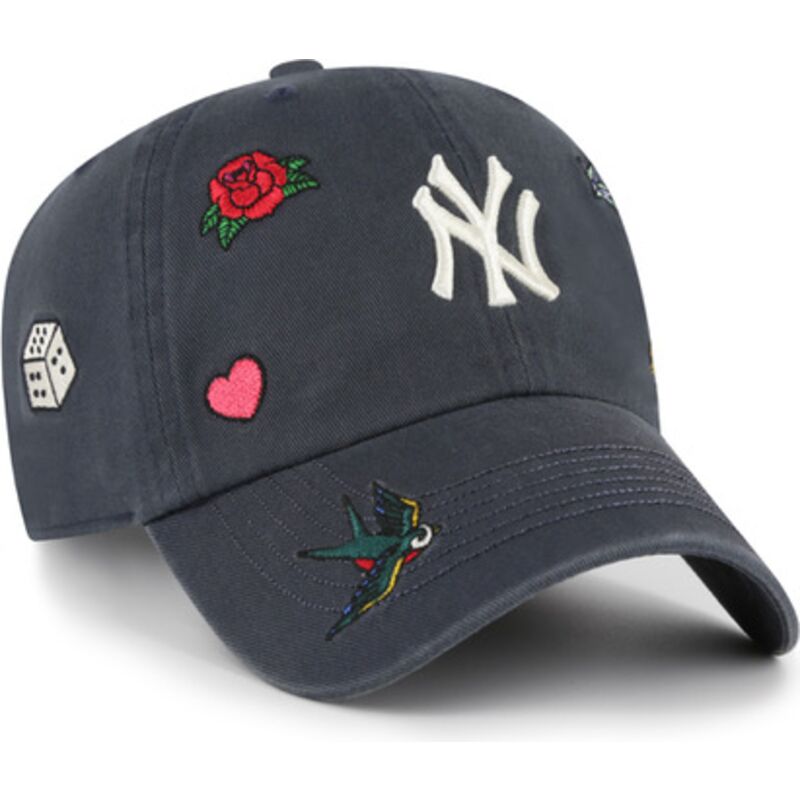 47-brand-curved-brim-clean-up-multi-scatter-new-york-yankees-mlb-navy-blue-adjustable-cap 47-brand-curved-brim-clean-up-multi-scatter-new-york-yankees-mlb-navy-blue-adjustable-cap
