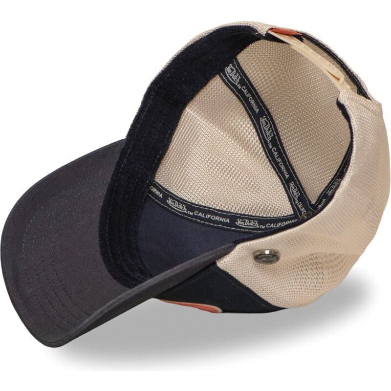 von-dutch-terry16-navy-blue-and-beige-trucker-hat von-dutch-terry16-navy-blue-and-beige-trucker-hat