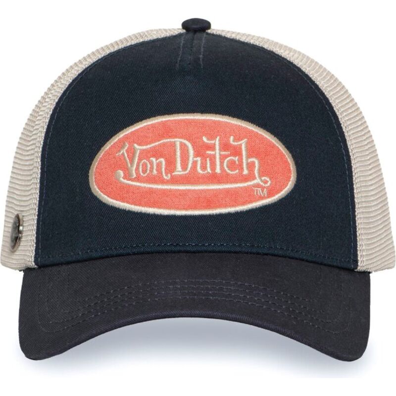 von-dutch-terry16-navy-blue-and-beige-trucker-hat von-dutch-terry16-navy-blue-and-beige-trucker-hat