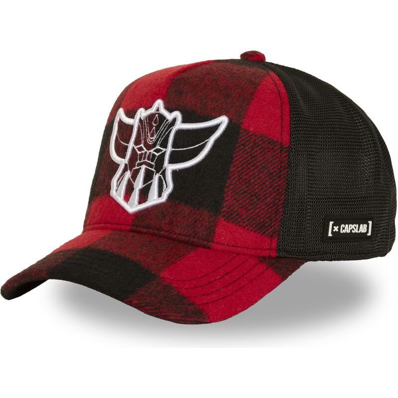 capslab-robot-grendizer-gol8-hea-red-and-black-trucker-hat