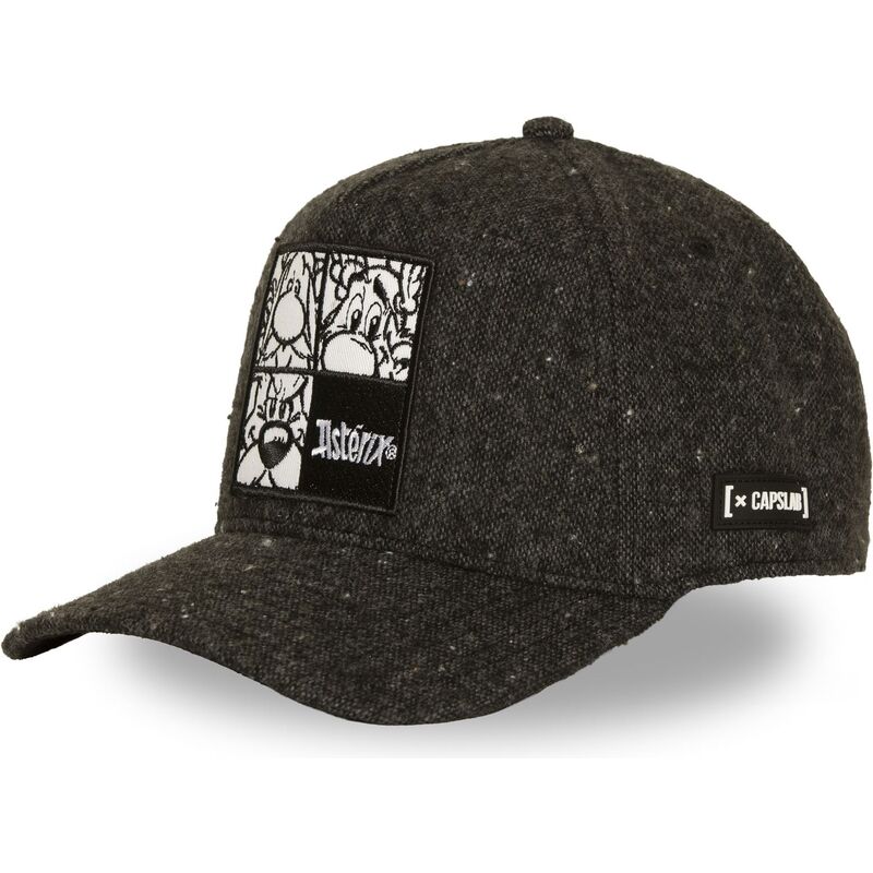 capslab-curved-brim-obelix-ast4-nep-asterix-the-gaul-black-snapback-cap capslab-curved-brim-obelix-ast4-nep-asterix-the-gaul-black-snapback-cap