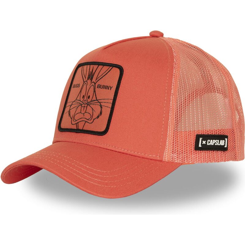 capslab-bugs-bunny-loo14-bug-looney-tunes-pink-trucker-hat capslab-bugs-bunny-loo14-bug-looney-tunes-pink-trucker-hat