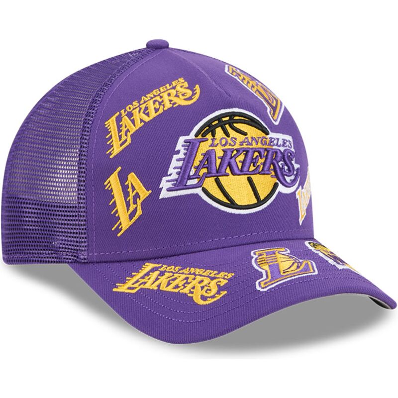new-era-9forty-m-crown-a-frame-all-over-los-angeles-lakers-nba-purple-trucker-hat new-era-9forty-m-crown-a-frame-all-over-los-angeles-lakers-nba-purple-trucker-hat