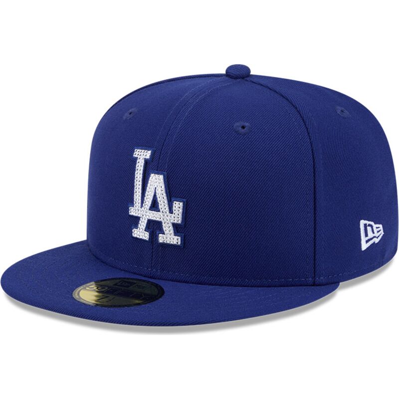new-era-flat-brim-59fifty-rhinstone-badge-los-angeles-dodgers-mlb-blue-fitted-cap