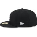 new-era-flat-brim-59fifty-rhinestone-badge-chicago-white-sox-mlb-black-fitted-cap