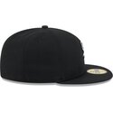 new-era-flat-brim-59fifty-rhinestone-badge-chicago-white-sox-mlb-black-fitted-cap