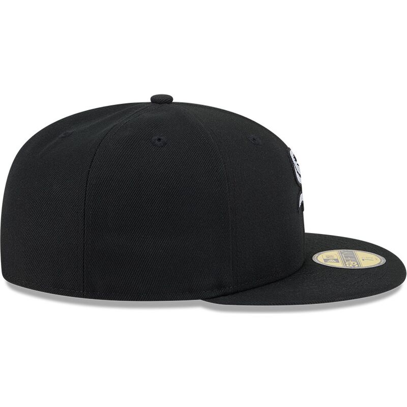 new-era-flat-brim-59fifty-rhinestone-badge-chicago-white-sox-mlb-black-fitted-cap