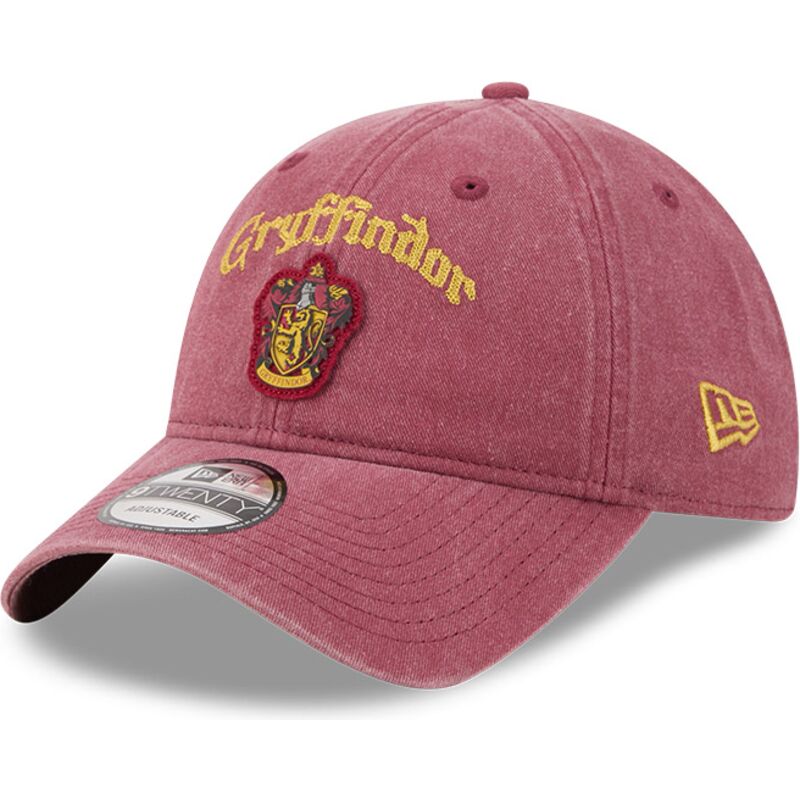 new-era-curved-brim-9twenty-na-lifestyle-f1-harry-potter-gryffindor-red-adjustable-cap