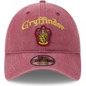 new-era-curved-brim-9twenty-na-lifestyle-f1-harry-potter-gryffindor-red-adjustable-cap