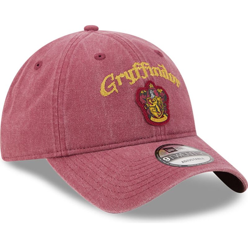 new-era-curved-brim-9twenty-na-lifestyle-f1-harry-potter-gryffindor-red-adjustable-cap