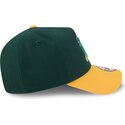 new-era-curved-brim-9forty-a-frame-na-lifestyle-f1-oakland-athletics-mlb-green-and-yellow-snapback-cap