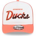 new-era-9fifty-a-frame-na-lifestyle-f1-anaheim-ducks-nhl-orange-and-white-trucker-hat