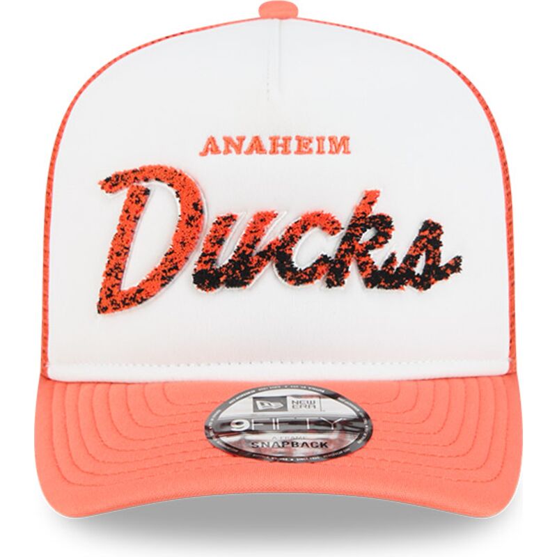 new-era-9fifty-a-frame-na-lifestyle-f1-anaheim-ducks-nhl-orange-and-white-trucker-hat