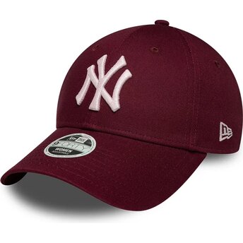 New Era Curved Brim Women Pink Logo 9FORTY Metallic Logo...