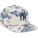 new-era-curved-brim-19twenty-tropics-new-york-yankees-mlb-navy-blue-and-white-snapback-cap