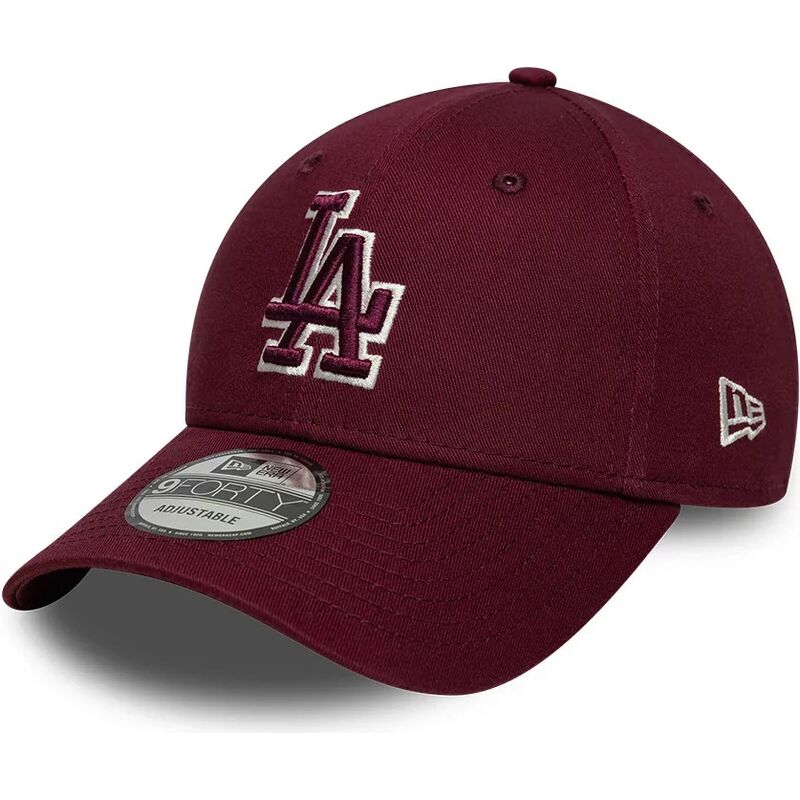 new-era-curved-brim-maroon-logo-9forty-team-outline-los-angeles-dodgers-mlb-maroon-adjustable-cap new-era-curved-brim-maroon-logo-9forty-team-outline-los-angeles-dodgers-mlb-maroon-adjustable-cap