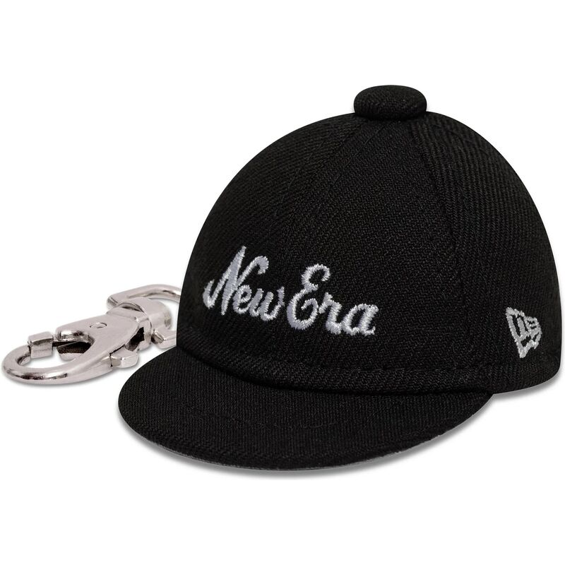 new-era-mini-cap-chain-black-keychain