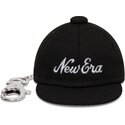 new-era-mini-cap-chain-black-keychain
