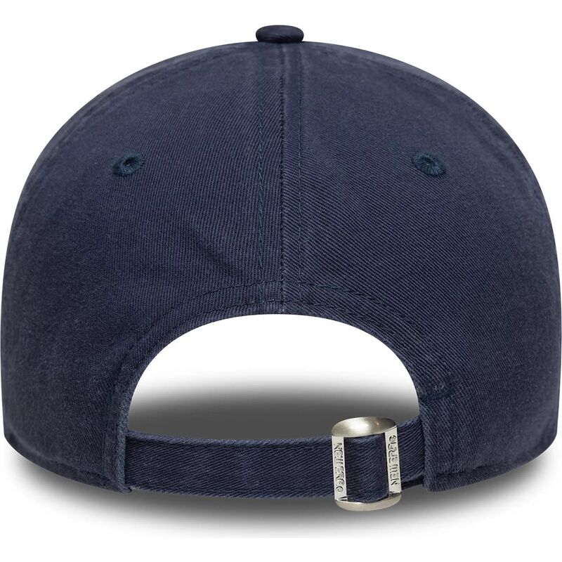 new-era-curved-brim-9twenty-washed-mini-logo-new-york-mets-mlb-navy-blue-adjustable-cap
