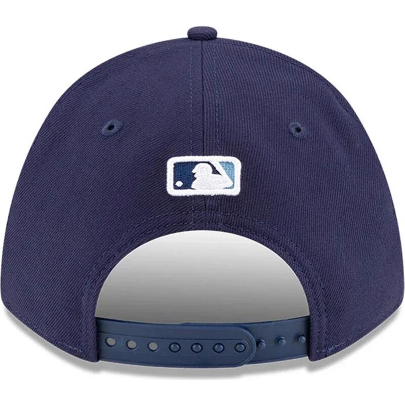 new-era-curved-brim-9forty-m-crown-player-replica-tampa-bay-rays-mlb-navy-blue-snapback-cap