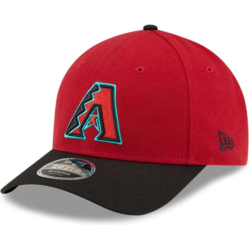 new-era-curved-brim-9forty-m-crown-player-replica-arizona-diamondbacks-mlb-red-and-black-snapback-cap
