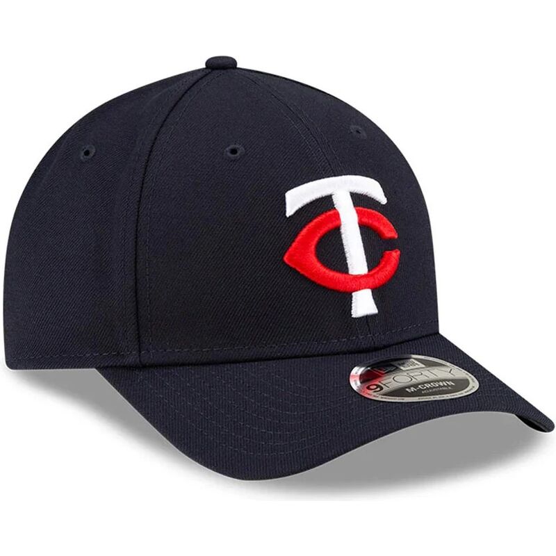 new-era-curved-brim-9forty-m-crown-player-replica-minnesota-twins-mlb-navy-blue-snapback-cap