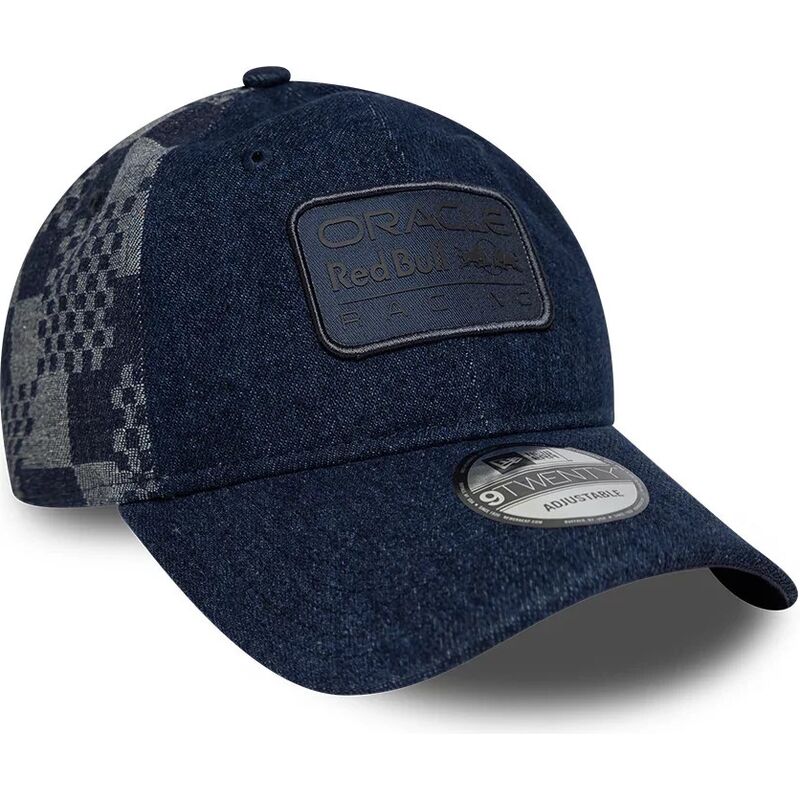 new-era-curved-brim-9twenty-patterned-denim-red-bull-racing-formula-1-navy-blue-adjustable-cap