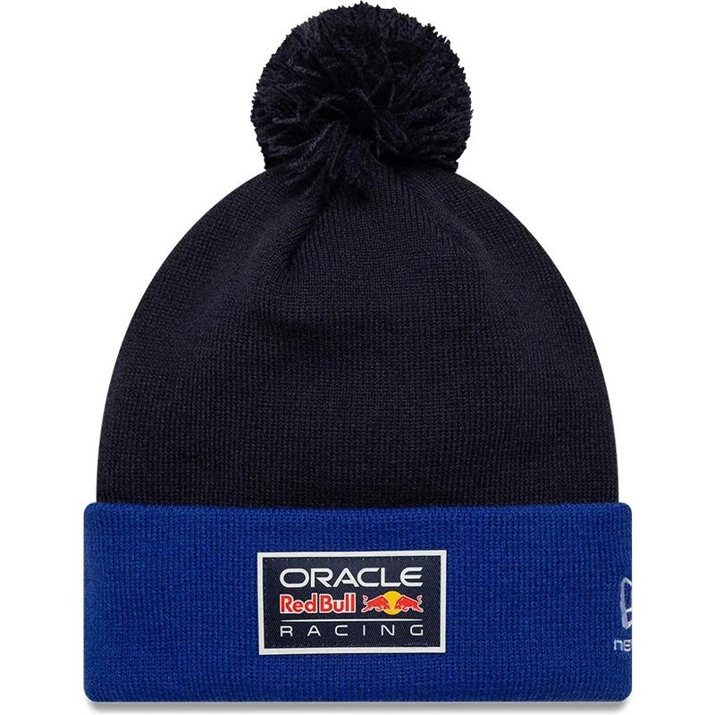 new-era-essentials-bobble-red-bull-racing-formula-1-navy-blue-beanie-with-pompom