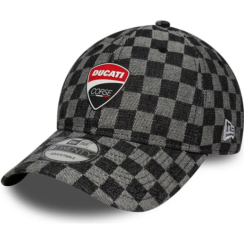 new-era-curved-brim-9twenty-check-ducati-motor-motogp-black-adjustable-cap