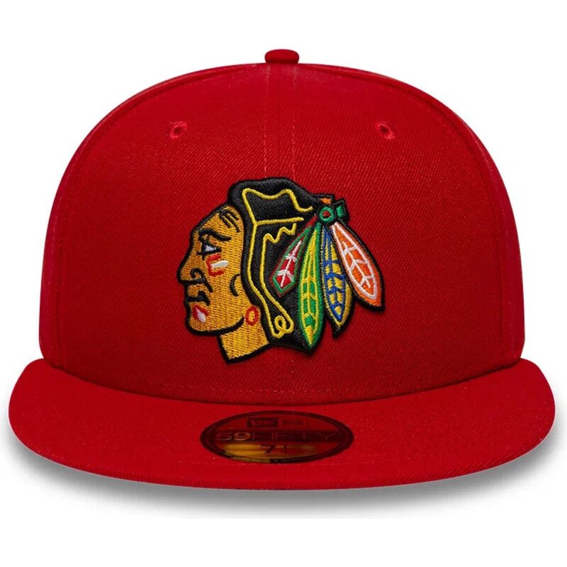 new-era-flat-brim-59fifty-basic-chicago-blackhawks-nhl-red-fitted-cap new-era-flat-brim-59fifty-basic-chicago-blackhawks-nhl-red-fitted-cap