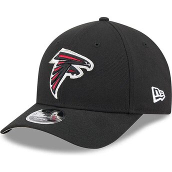 New Era Curved Brim 9FORTY M-Crown Team Atlanta Falcons NFL Black Snapback Cap
