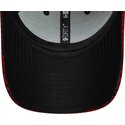 new-era-curved-brim-9forty-houndstooth-ac-milan-serie-a-red-adjustable-cap