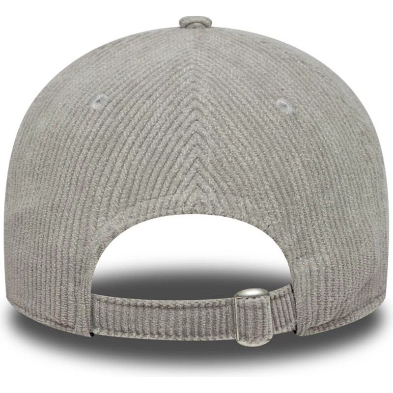 new-era-curved-brim-red-logo-9twenty-fleck-cord-associazione-sportiva-roma-serie-a-grey-adjustable-cap