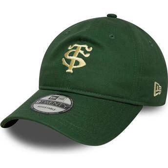 New Era Curved Brim 9TWENTY Seasonal Stade Toulousain Top 14 Green Adjustable Cap