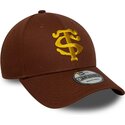 new-era-curved-brim-9forty-seasonal-stade-toulousain-top-14-brown-snapback-cap
