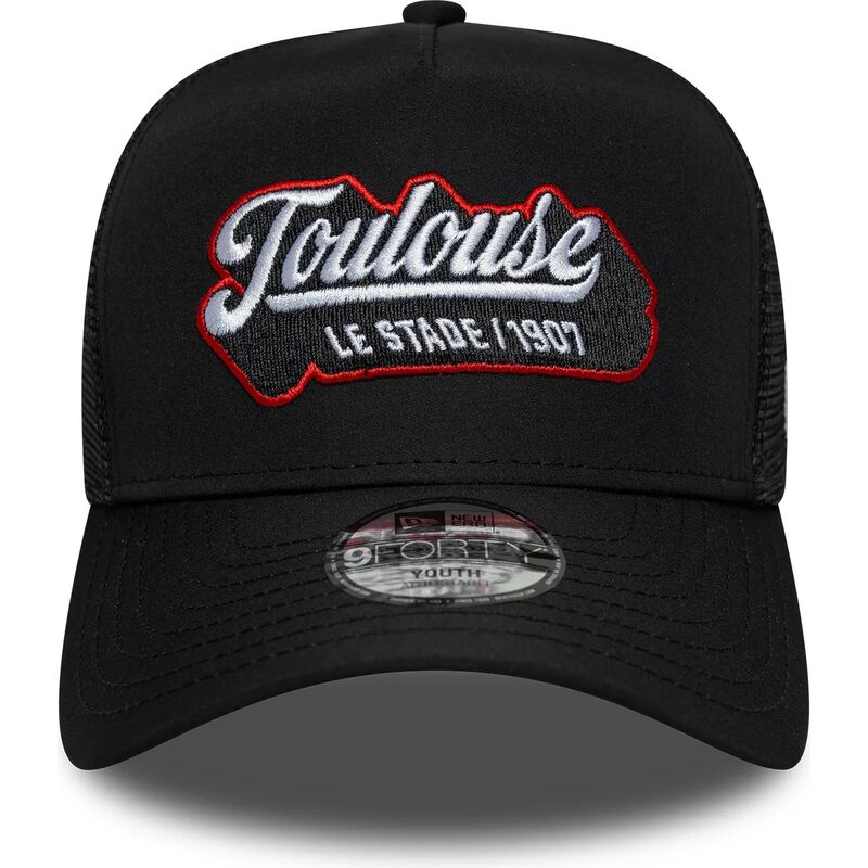 new-era-youth-e-frame-patch-stade-toulousain-black-trucker-hat