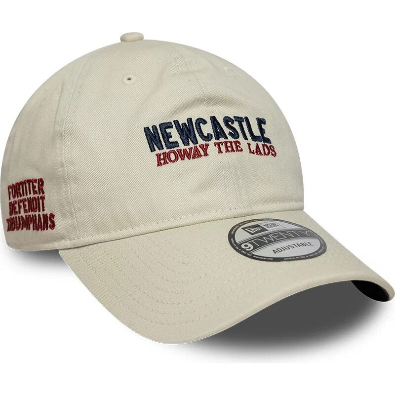 new-era-curved-brim-9twenty-wordmark-howay-the-lads-newcastle-united-football-club-premier-league-beige-adjustable-cap