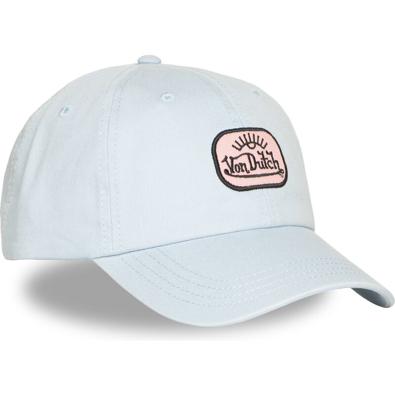 von-dutch-curved-brim-log11-light-blue-adjustable-cap