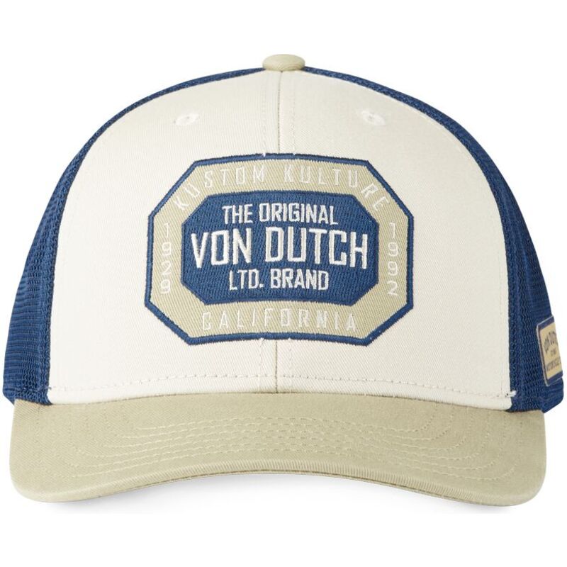 von-dutch-sem10-beige-and-blue-trucker-hat