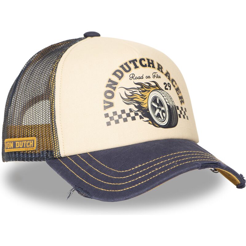 von-dutch-crew32-beige-and-navy-blue-trucker-hat von-dutch-crew32-beige-and-navy-blue-trucker-hat
