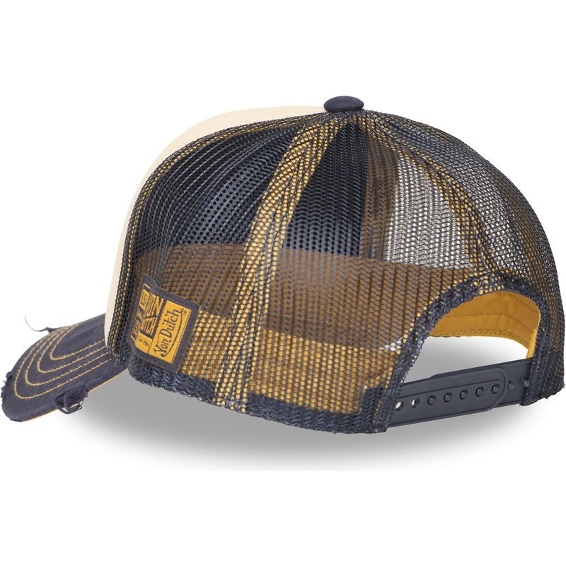 von-dutch-crew32-beige-and-navy-blue-trucker-hat von-dutch-crew32-beige-and-navy-blue-trucker-hat