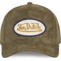 von-dutch-curved-brim-fur-fk-green-snapback-cap