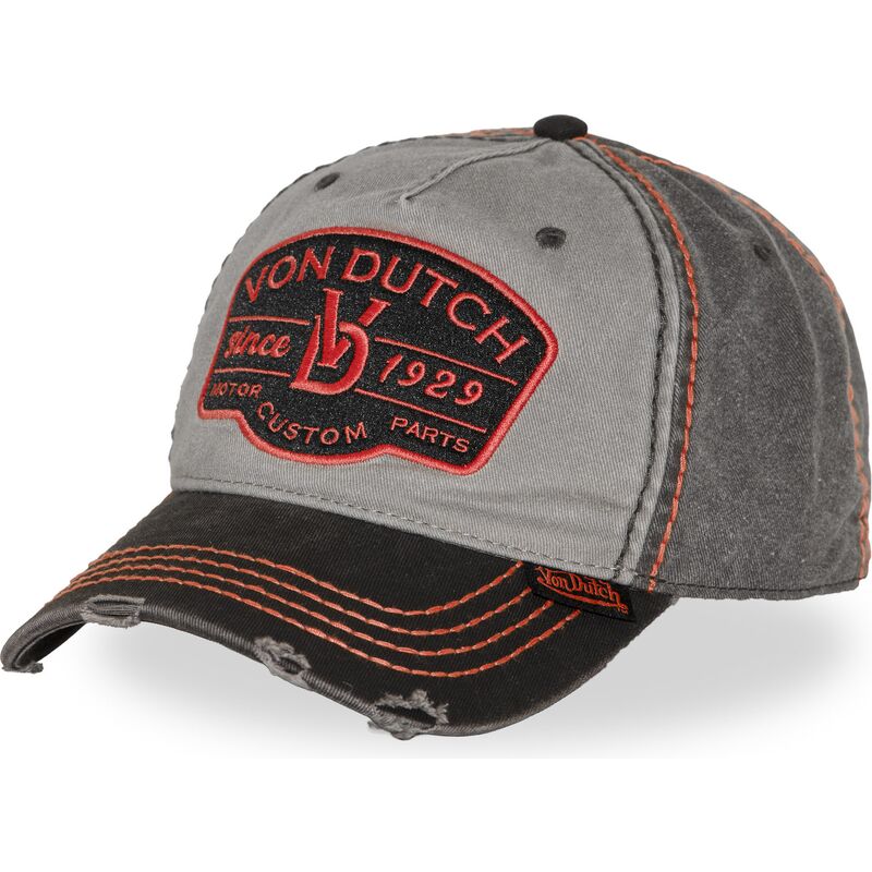 von-dutch-curved-brim-retro16-grey-adjustable-cap