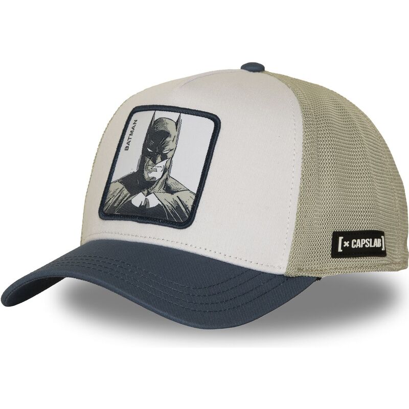 capslab-batman-dc12-bico-dc-comics-beige-and-navy-blue-trucker-hat capslab-batman-dc12-bico-dc-comics-beige-and-navy-blue-trucker-hat