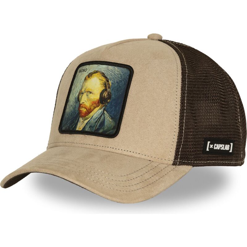 capslab-vincent-van-gogh-art1-mono-famous-beige-and-brown-trucker-hat