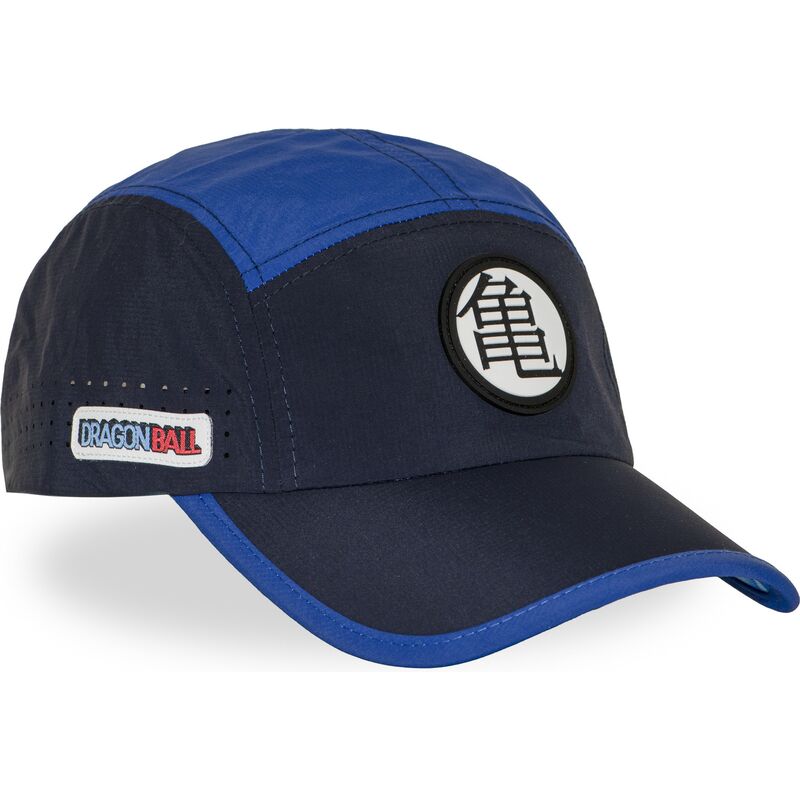 capslab-curved-brim-kame-db-gokb-dragon-ball-blue-snapback-cap