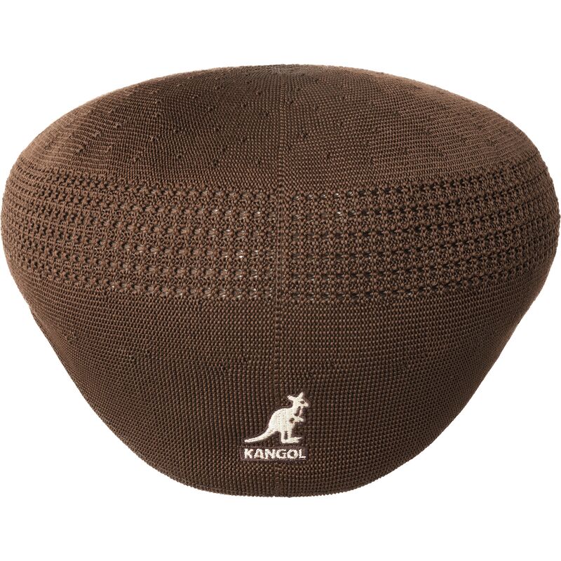 kangol-tropic-504-ventair-brown-flat-cap